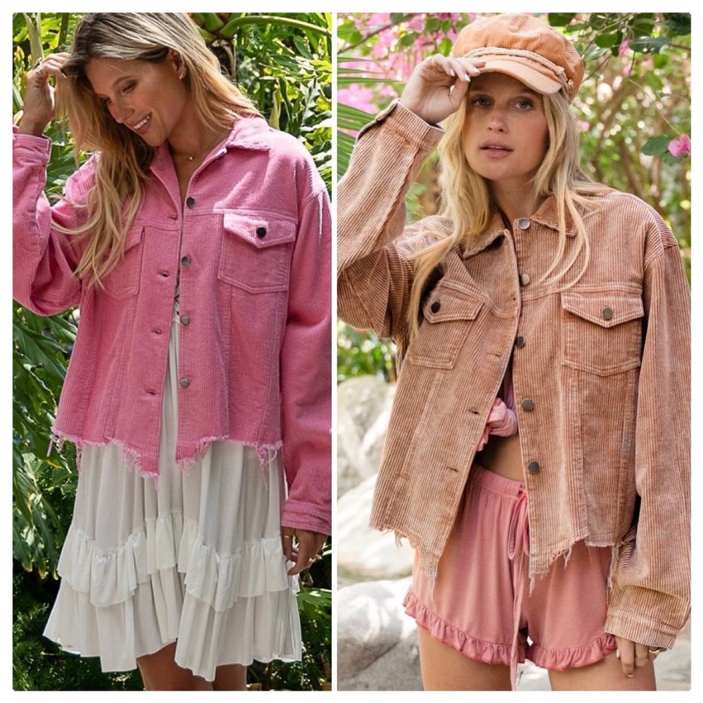*Re-Stocked* POL Basic Vintage Corduroy Jacket - Picture 8 of 16